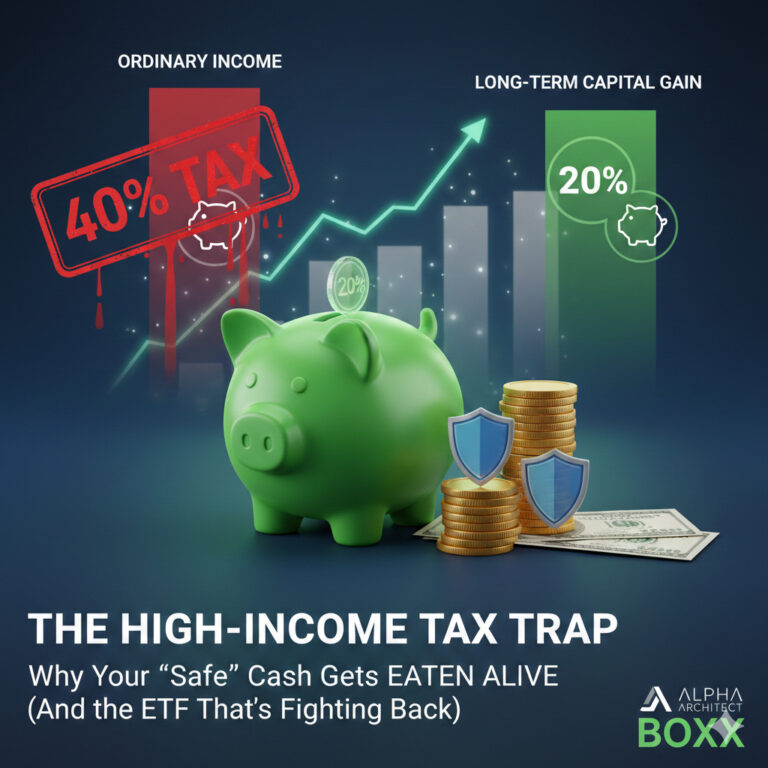The High-Income Tax Trap: Why Your “Safe” Cash Is Getting Eaten Alive (And one ETF That’s Fighting Back)
